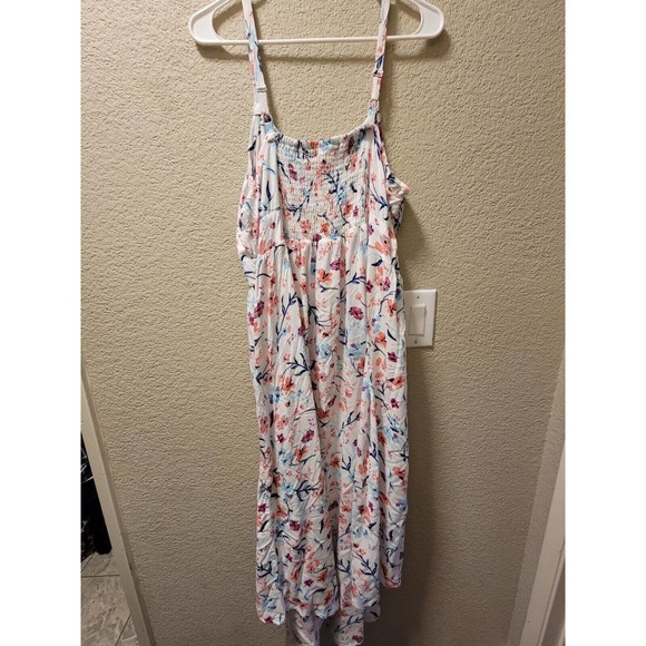 Torrid Asymmetrical Maxi Dress Floral Print Size 2 (2X) - Picture 4 of 4